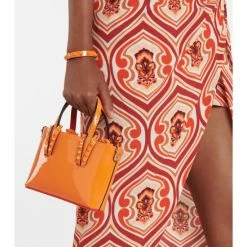 Christian Louboutin Cabata Nano Patent Leather Tote Bag