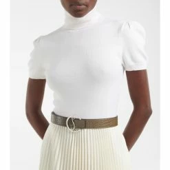 Christian Louboutin CL Logo Reversible Leather Belt