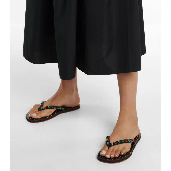 Christian Louboutin Loubi Flip Spikes Donna Thong Sandals 3 Christian Louboutin Loubi Flip Spikes Donna Thong Sandals - Image 3