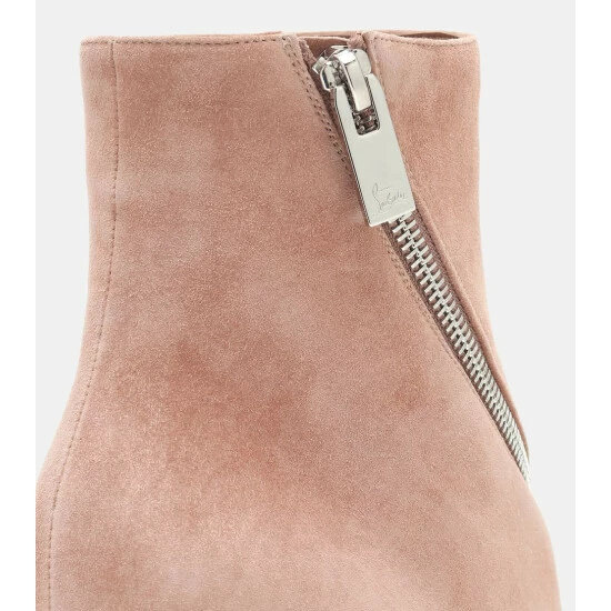 Christian Louboutin Birgitta 100 Suede Ankle Boots 5 Christian Louboutin Birgitta 100 Suede Ankle Boots - Image 5