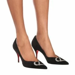 Christian Louboutin CL 80 Embellished Suede Pumps 7 Christian Louboutin CL 80 Embellished Suede Pumps -Christian Louboutin Sales unnamed file 1684