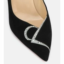 Christian Louboutin CL 80 Embellished Suede Pumps 9 Christian Louboutin CL 80 Embellished Suede Pumps -Christian Louboutin Sales unnamed file 1686