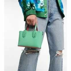 Christian Louboutin Cabata Nano Patent Leather Tote Bag