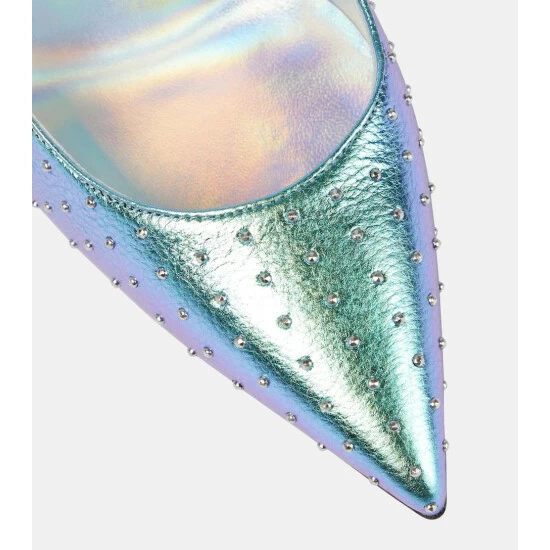 Christian Louboutin Kate 100 Embellished Leather Pumps 5 Christian Louboutin Kate 100 Embellished Leather Pumps - Image 5