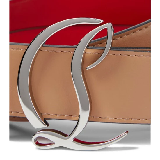 Christian Louboutin Logo Leather Belt 2 Christian Louboutin Logo Leather Belt - Image 2