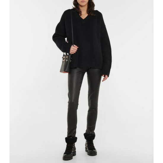 Christian Louboutin Edelvizir Shearling-lined Leather Ankle Boots 1 Christian Louboutin Edelvizir Shearling-lined Leather Ankle Boots