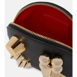 Christian Louboutin Carasky Studded Leather Pouch