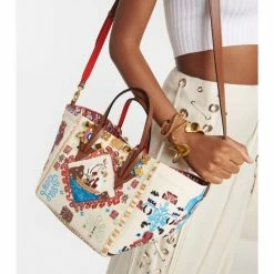Christian Louboutin Greekaba Small Canvas Tote Bag