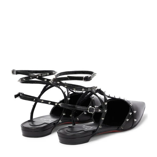Christian Louboutin Bombina Spikes Slingback Flats 2 Christian Louboutin Bombina Spikes Slingback Flats - Image 2