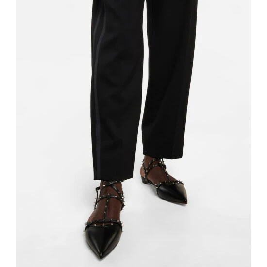 Christian Louboutin Bombina Spikes Slingback Flats 3 Christian Louboutin Bombina Spikes Slingback Flats - Image 3