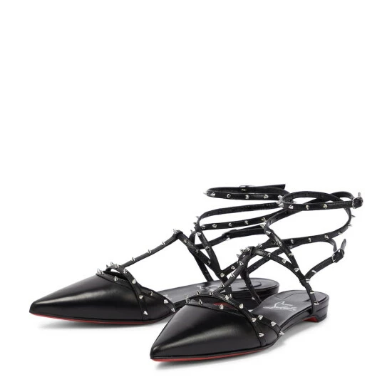Christian Louboutin Bombina Spikes Slingback Flats 4 Christian Louboutin Bombina Spikes Slingback Flats - Image 4