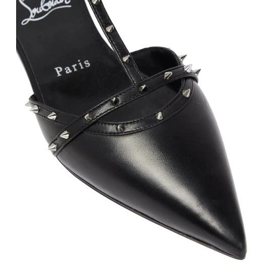 Christian Louboutin Bombina Spikes Slingback Flats 5 Christian Louboutin Bombina Spikes Slingback Flats - Image 5