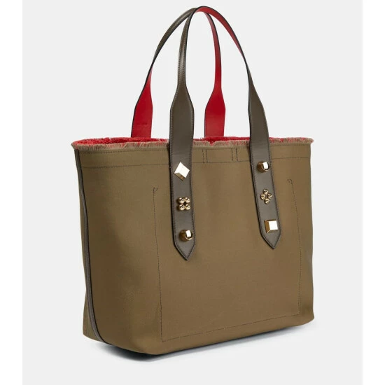 Christian Louboutin Frangibus Small Printed Canvas Tote 3 Christian Louboutin Frangibus Small Printed Canvas Tote - Image 3
