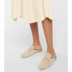 Christian Louboutin Navy Coolito Donna Suede Slippers -Christian Louboutin Sales unnamed file 1830