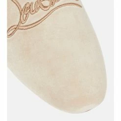 Christian Louboutin Navy Coolito Donna Suede Slippers -Christian Louboutin Sales unnamed file 1832