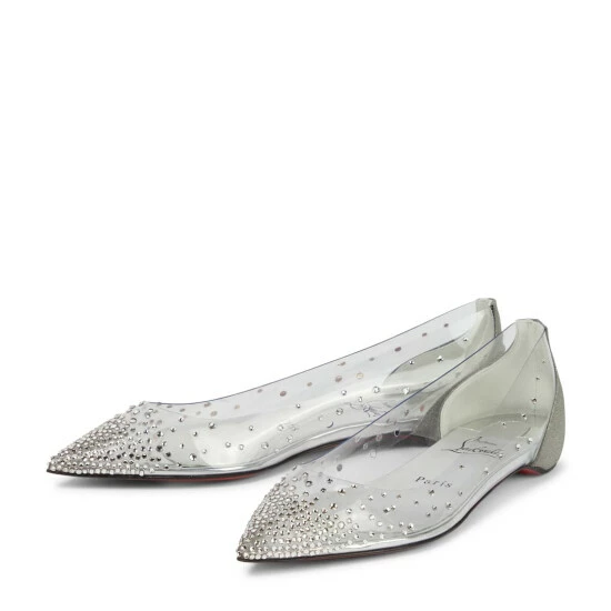 Christian Louboutin Degrastrass Embellished Ballet Flats 4 Christian Louboutin Degrastrass Embellished Ballet Flats - Image 4
