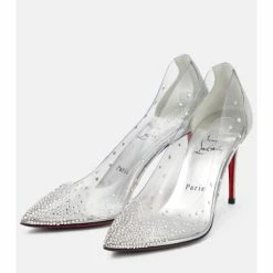 Christian Louboutin Degrastrass 85 Embellished PVC Pumps -Christian Louboutin Sales unnamed file 1856