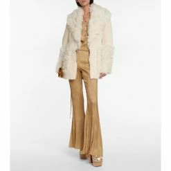 Christian Louboutin Joan Metallic Leather Platform Sandals