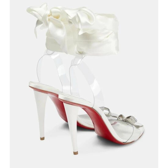 Christian Louboutin Astrinodo Embellished PVC Sandals 2 Christian Louboutin Astrinodo Embellished PVC Sandals - Image 2