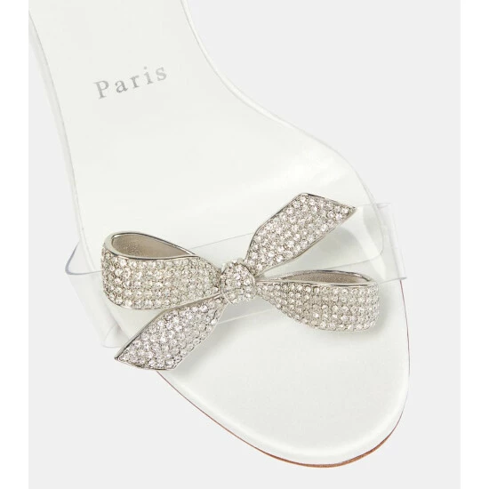 Christian Louboutin Astrinodo Embellished PVC Sandals 5 Christian Louboutin Astrinodo Embellished PVC Sandals - Image 5