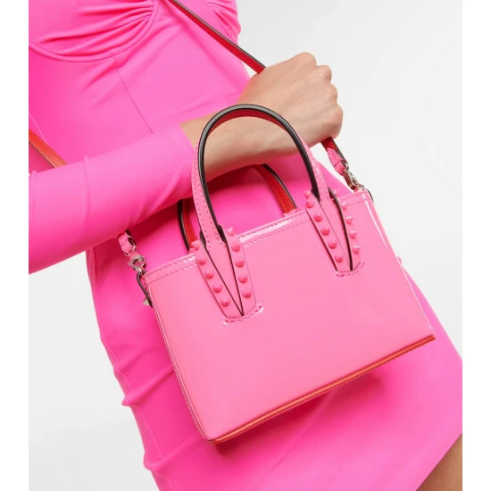 Christian Louboutin Cabata Nano Patent Leather Tote Bag 1 Christian Louboutin Cabata Nano Patent Leather Tote Bag