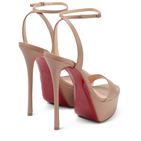 Christian Louboutin Loubi Queen Leather Platform Sandals 2 Christian Louboutin Loubi Queen Leather Platform Sandals - Image 2
