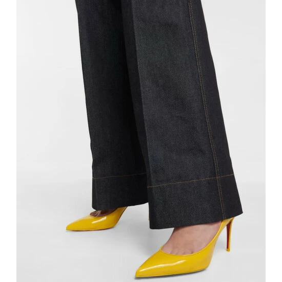 Christian Louboutin Sporty Kate 85 Patent Leather Pumps 3 Christian Louboutin Sporty Kate 85 Patent Leather Pumps - Image 3