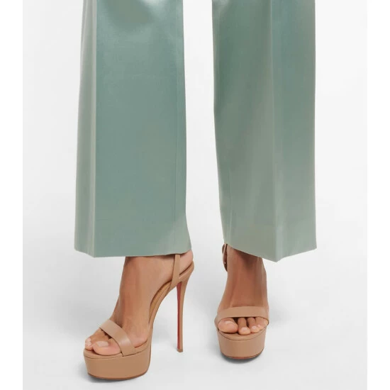 Christian Louboutin Loubi Queen Leather Platform Sandals 3 Christian Louboutin Loubi Queen Leather Platform Sandals - Image 3