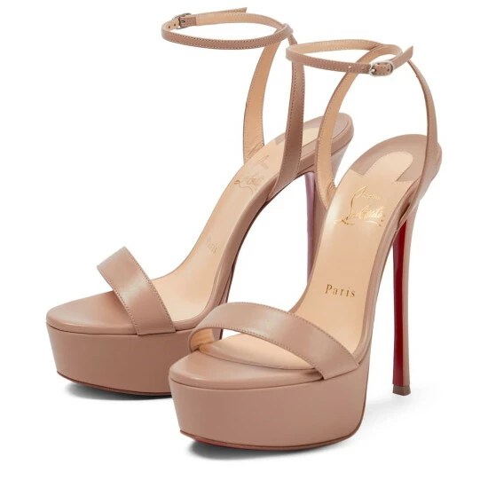 Christian Louboutin Loubi Queen Leather Platform Sandals 4 Christian Louboutin Loubi Queen Leather Platform Sandals - Image 4
