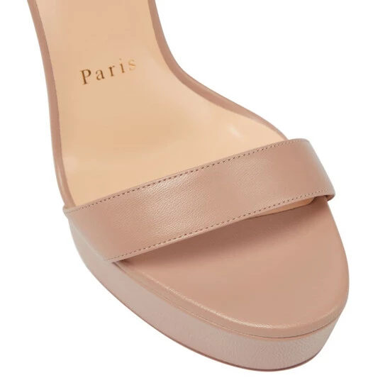Christian Louboutin Loubi Queen Leather Platform Sandals 5 Christian Louboutin Loubi Queen Leather Platform Sandals - Image 5