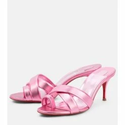 Christian Louboutin Simply Me 70 Metallic Leather Sandals -Christian Louboutin Sales unnamed file 1913