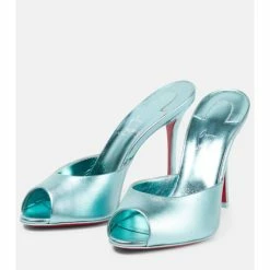 Christian Louboutin Me Dolly Metallic Leather Mules 8 Christian Louboutin Me Dolly Metallic Leather Mules -Christian Louboutin Sales unnamed file 1945