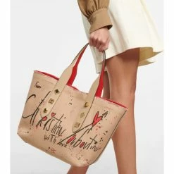 Christian Louboutin Frangibus Small Printed Canvas Tote