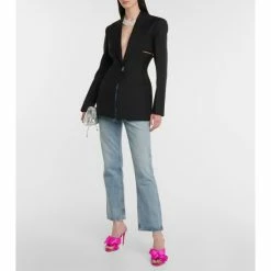 Christian Louboutin Matricia 100 Satin Sandals