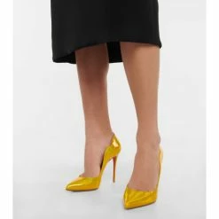 Christian Louboutin Hot Chick 100 Leather Pumps -Christian Louboutin Sales unnamed file 1990