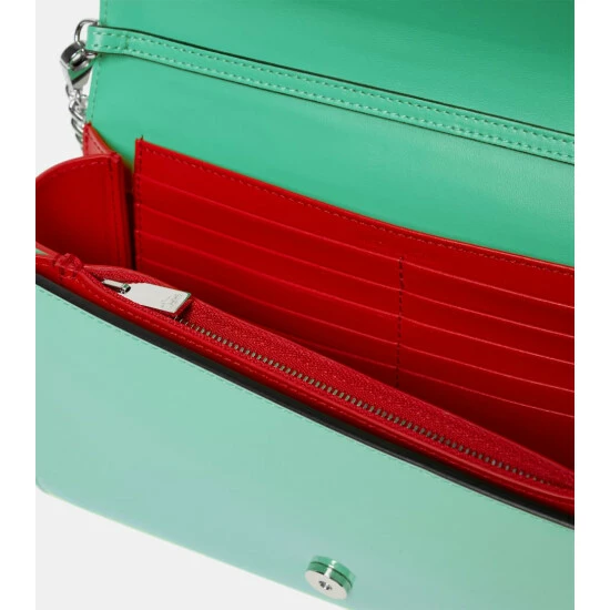 Christian Louboutin Paloma Small Embellished Leather Clutch 2 Christian Louboutin Paloma Small Embellished Leather Clutch - Image 2