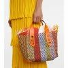 Christian Louboutin Frangibus Small Raffia Tote
