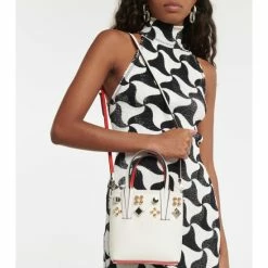 Christian Louboutin Cabata Mini Embellished Leather Tote