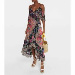 Christian Louboutin Chocazeppa Leather Wedge Espadrilles