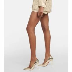 Christian Louboutin Kate 100 Metallic Leather Pumps 7 Christian Louboutin Kate 100 Metallic Leather Pumps -Christian Louboutin Sales unnamed file 208