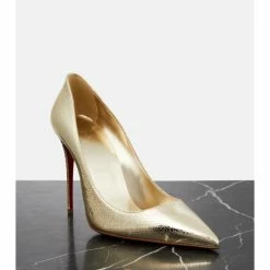 Christian Louboutin Kate 100 Metallic Leather Pumps 9 Christian Louboutin Kate 100 Metallic Leather Pumps -Christian Louboutin Sales unnamed file 210