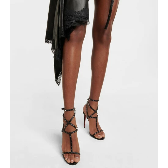 Christian Louboutin Bombina Studded Leather Sandals 3 Christian Louboutin Bombina Studded Leather Sandals - Image 3