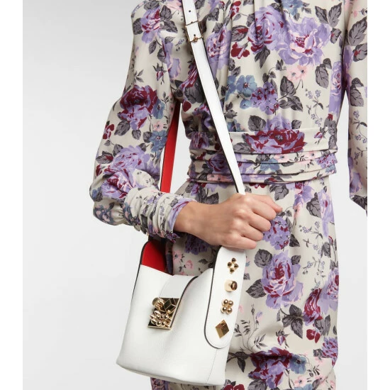 Christian Louboutin Carasky Mini Leather Bucket Bag 1 Christian Louboutin Carasky Mini Leather Bucket Bag