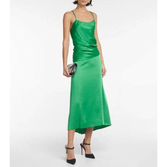 Christian Louboutin Goldina Rain 100 Embellished Satin Pumps 1 Christian Louboutin Goldina Rain 100 Embellished Satin Pumps