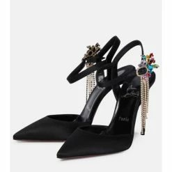 Christian Louboutin Goldina Rain 100 Embellished Satin Pumps 8 Christian Louboutin Goldina Rain 100 Embellished Satin Pumps -Christian Louboutin Sales unnamed file 2121