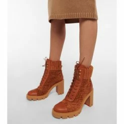 Christian Louboutin Dakita Lug 70 Leather Ankle Boots -Christian Louboutin Sales unnamed file 2125