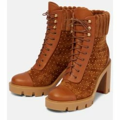 Christian Louboutin Dakita Lug 70 Leather Ankle Boots -Christian Louboutin Sales unnamed file 2126