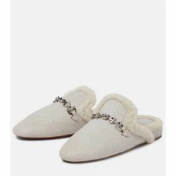 Christian Louboutin Woolito Swing Donna Shearling-lined Slippers -Christian Louboutin Sales unnamed file 2131