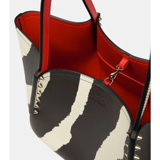 Christian Louboutin Cabarock Small Zebra-print Leather Tote 2 Christian Louboutin Cabarock Small Zebra-print Leather Tote - Image 2