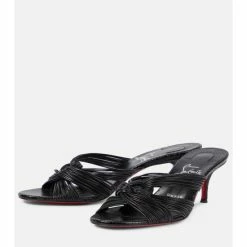 Christian Louboutin Multitaski 70 Knotted Leather Sandals -Christian Louboutin Sales unnamed file 2154